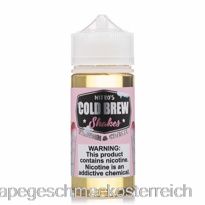 Erdbeere Und Sahne – Nitro Cold Brew – 100 Ml, 6 Mg Vape-Geschmack